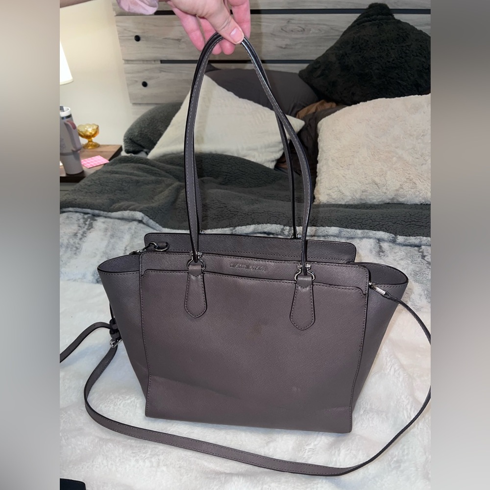 Michael Kors Gray Large Tote Bag